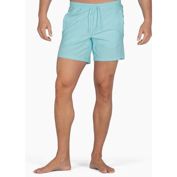 Birddogs Splashton Kutchers Shorts Swim Trunks Drawstrings Light Blue Size XXL - Picture 1 of 9
